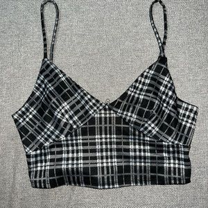 RSO plaid tank top.